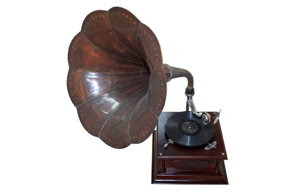 Old retro gramophone — Stock Photo, Image