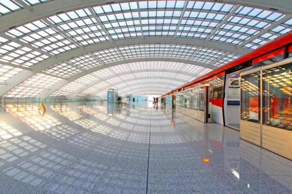 Pequim interior do aeroporto internacional Fotografias De Stock Royalty-Free