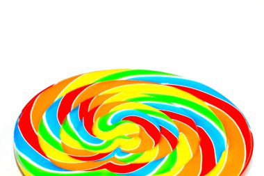 çizgili renkli lolipop