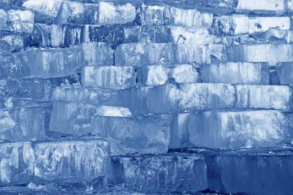 川の氷のブロック — ストック写真