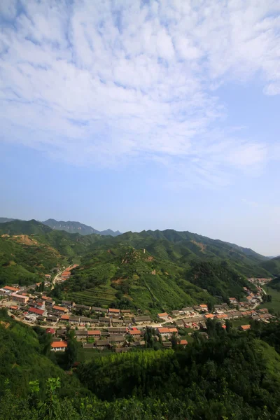 Mountain village scenery — Stock Photo, Image
