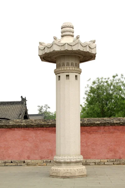 古代中国传统的石头建筑风格 — 图库照片