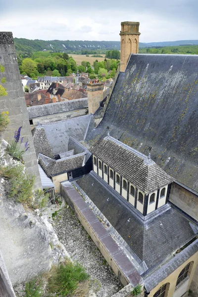 Castelo Roche Guyon Vale Sena — Fotografia de Stock