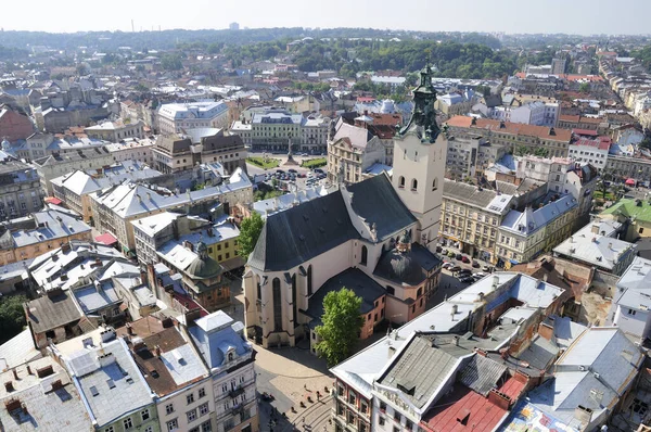 Lviv Város Történelmi Központja — Stock Fotó