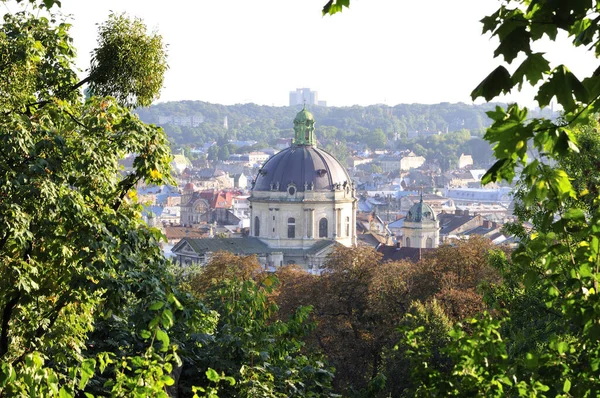 Lviv Város Történelmi Központja — Stock Fotó