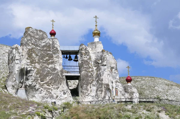 Kostomarovo Orthodox Cave Monastery Russia — Stock Photo, Image