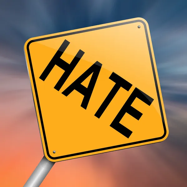 Hate concept. — Stock Photo, Image