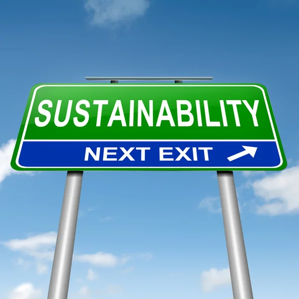 Conceito de sustentabilidade . — Fotografia de Stock