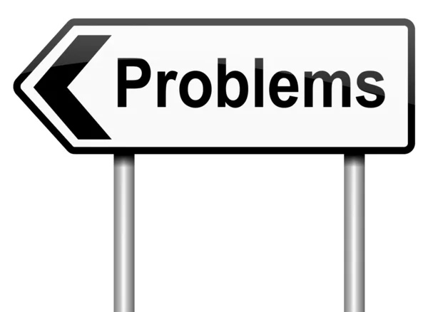 Problems ahead. — Stock Photo, Image