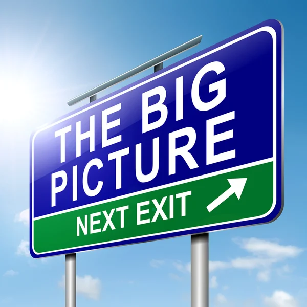 The big picture concept. — Stock Photo, Image