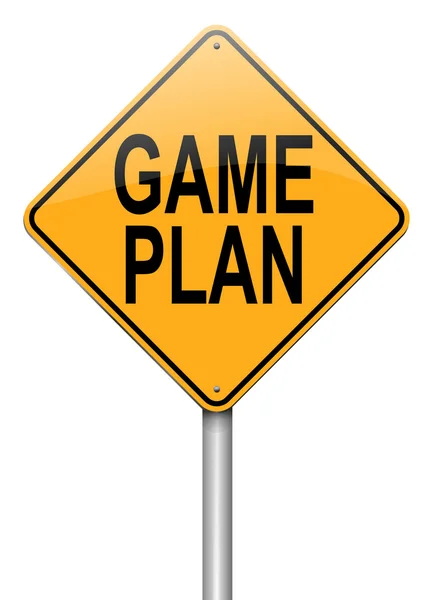 Game plan concept. — Stock Photo, Image
