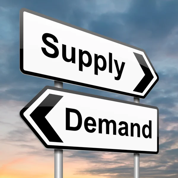 Supply and demand. — Stock Photo, Image