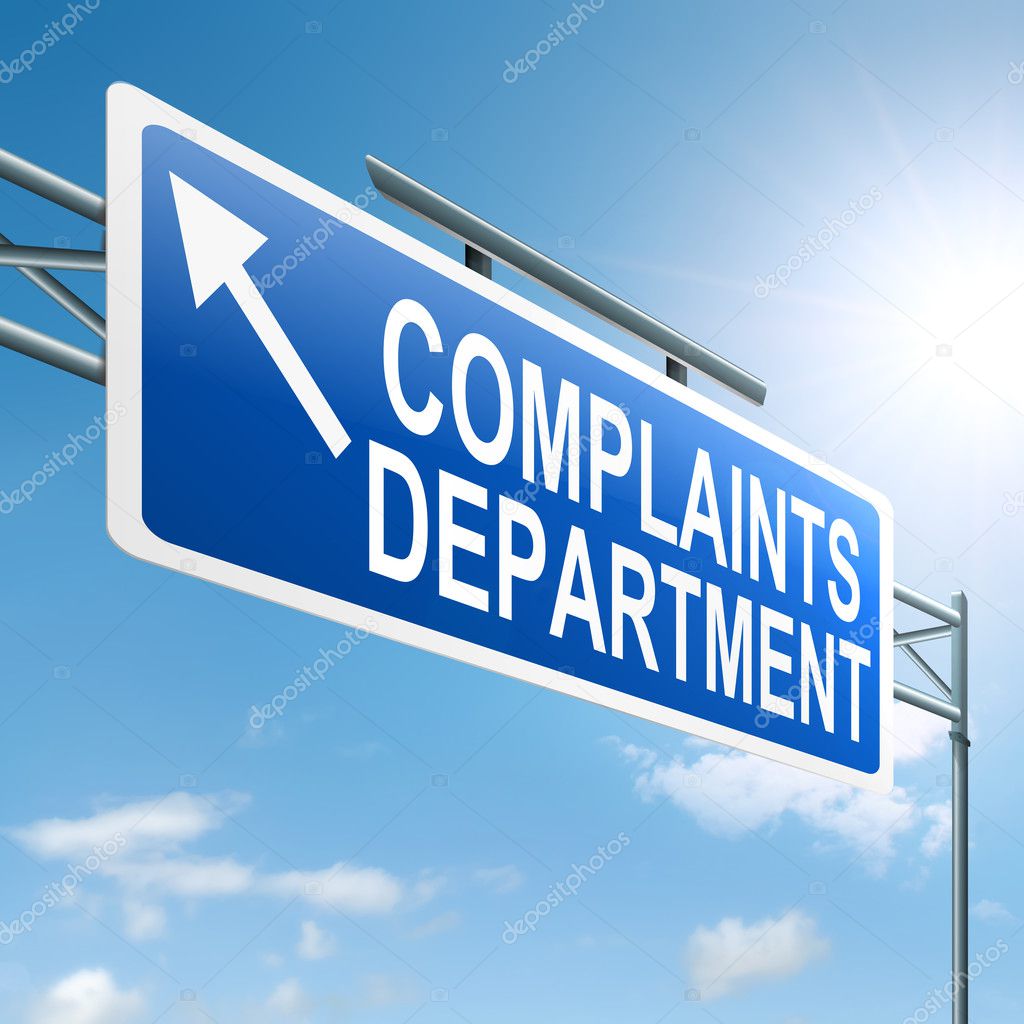 Complaints department.