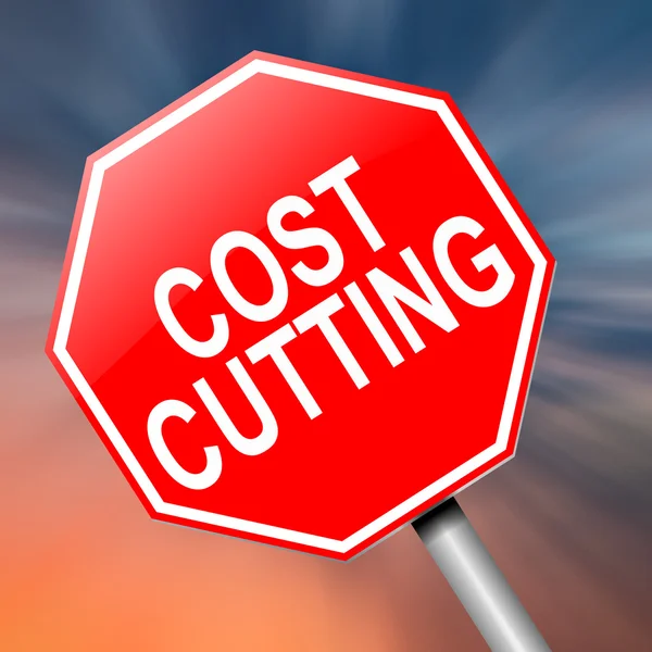 Cost cutting concept. — Stock Photo, Image