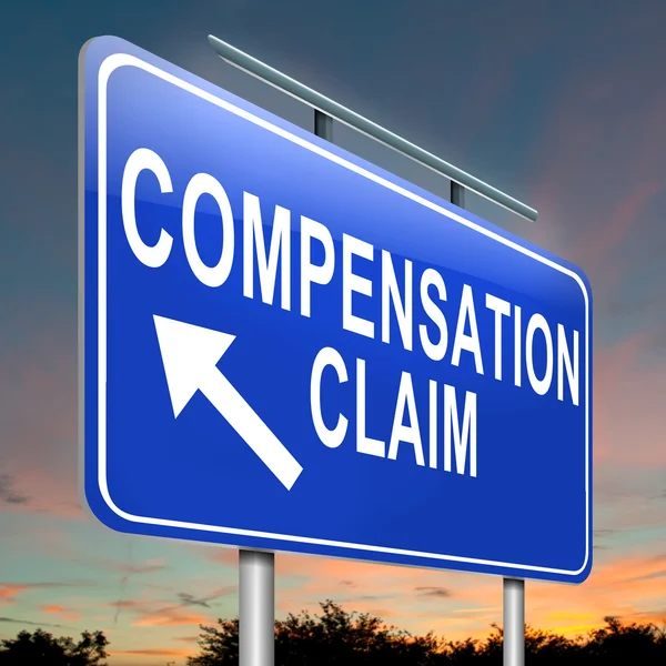 Compensation claim. — Stock Photo, Image