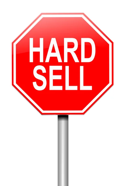 Hard sell concept. — Stock Photo, Image