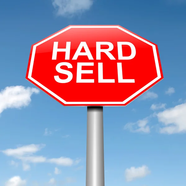 Hard Sell Konzept. — Stockfoto