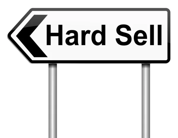 Hard Sell Konzept. — Stockfoto