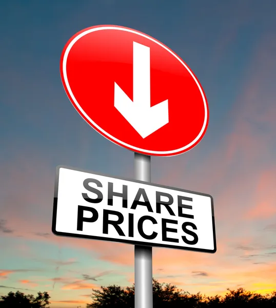 Disminución del precio . —  Fotos de Stock