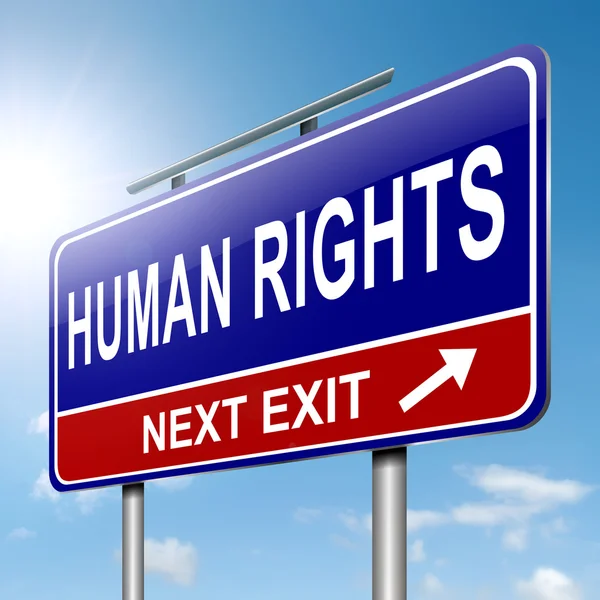 Concetto di diritti umani . — Foto Stock