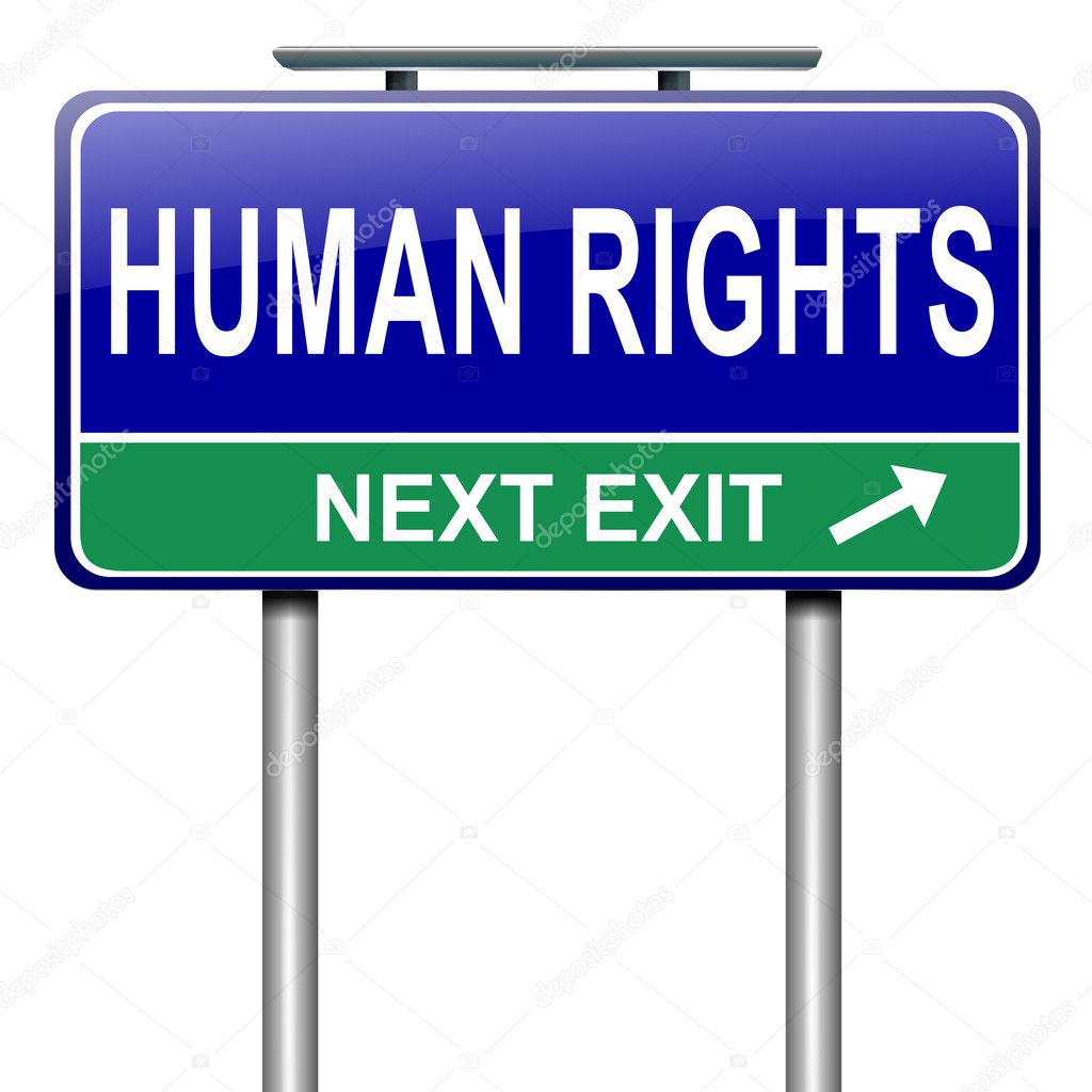 Human rights concept.