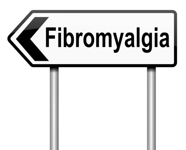 Conciencia de fibromialgia. — Stockfoto