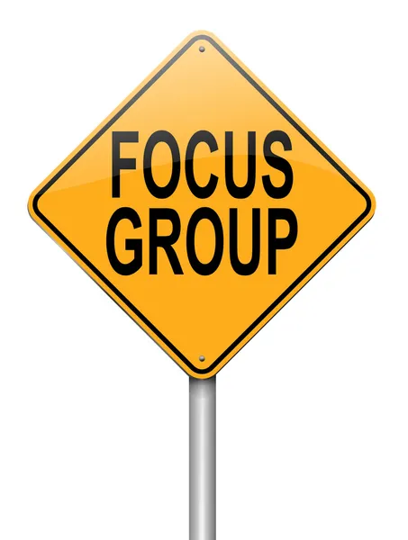 Focus groep concept. — Stockfoto