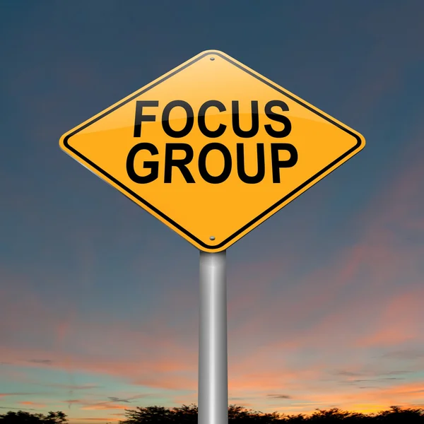 Focus groep concept. — Stockfoto