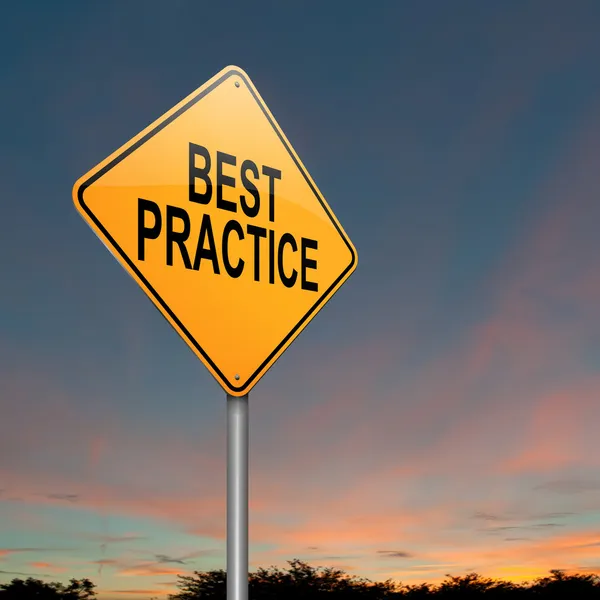 Best practice concept. — Stock Photo, Image