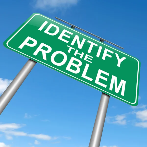 Identificare il problema . — Foto Stock