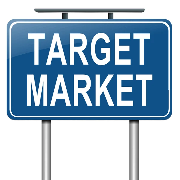 Target market. — Stock Photo, Image