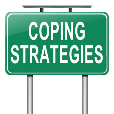 Coping strategies. clipart