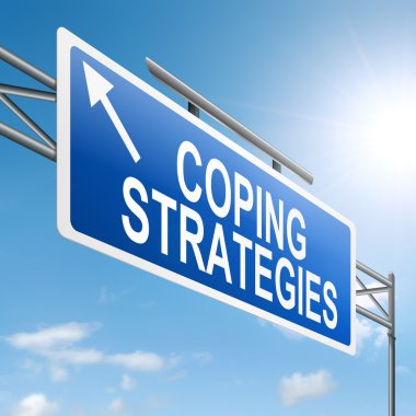 Coping strategies. clipart