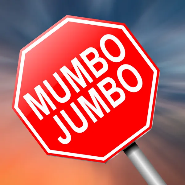 Mumbo Jumbo-Konzept. — Stockfoto