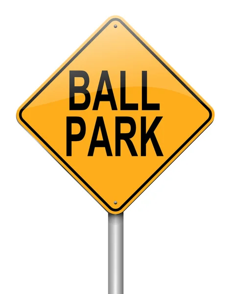 Ballpark-Konzept. — Stockfoto
