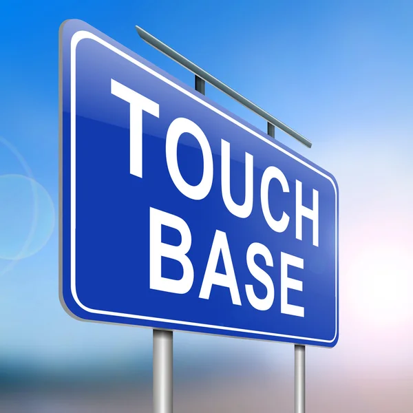 Concetto base touch . — Foto Stock