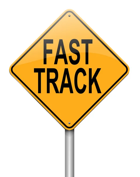 Fast track concept. — Stockfoto