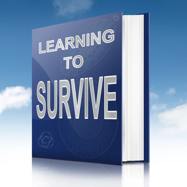 Learn to survive concept. — Stock Photo, Image