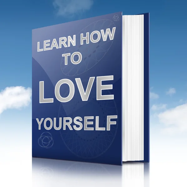 Lär dig att älska dig själv. — Stockfoto