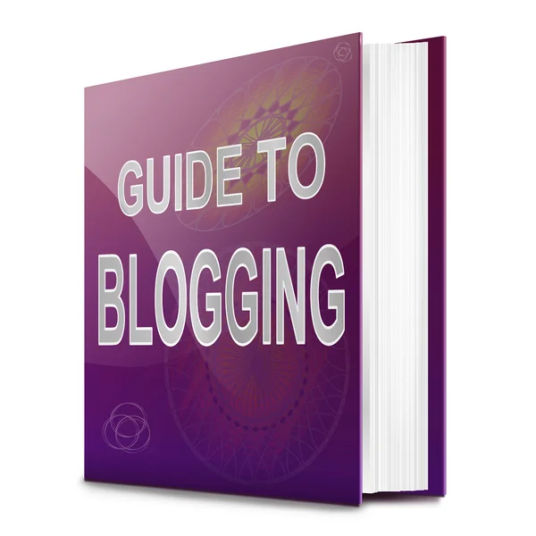 Blogging guide concept. — Stock Photo, Image
