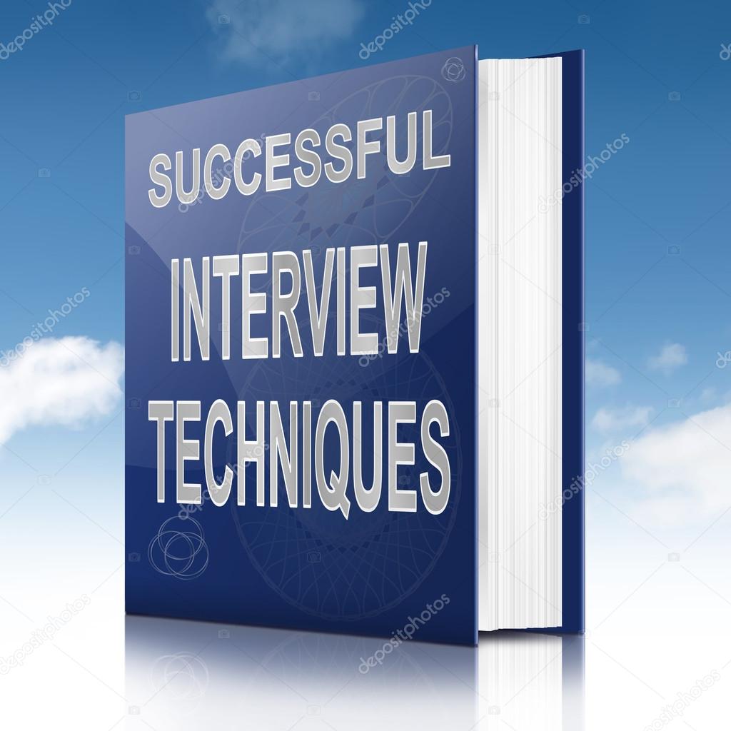 Interview techniques concept.