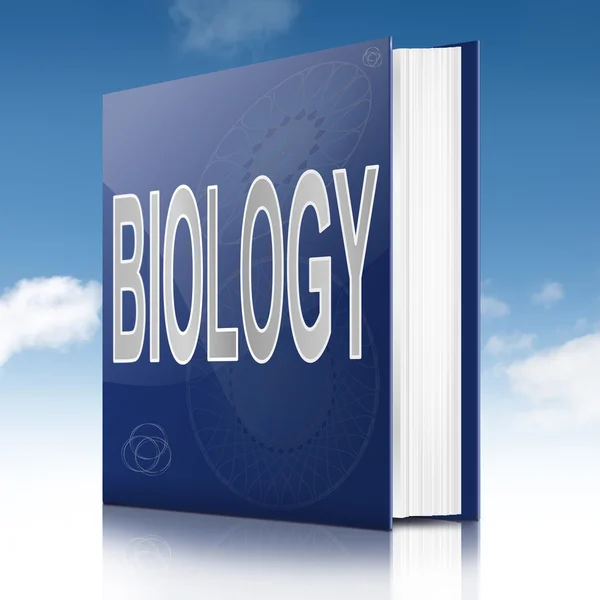 Učebnice biologie. — Stock fotografie