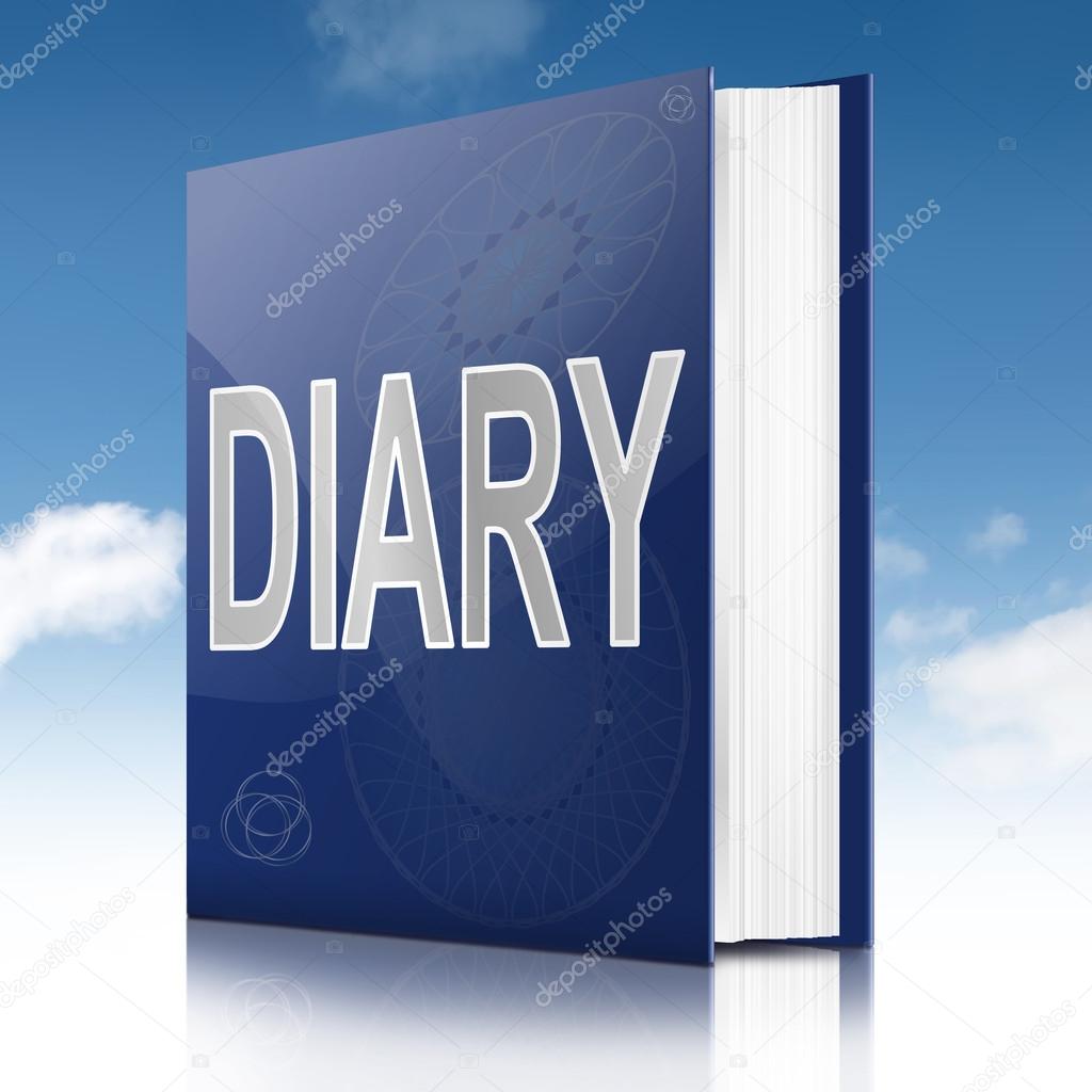 Diary book.