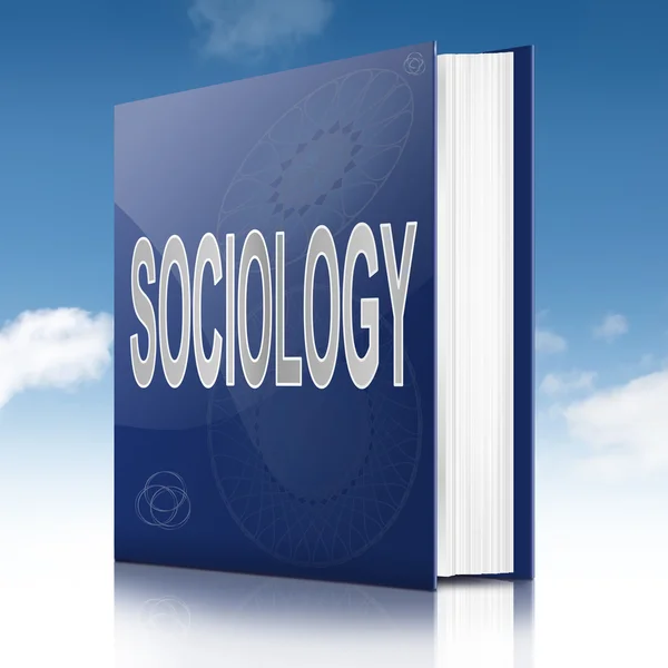 Učebnice sociologie. — Stock fotografie