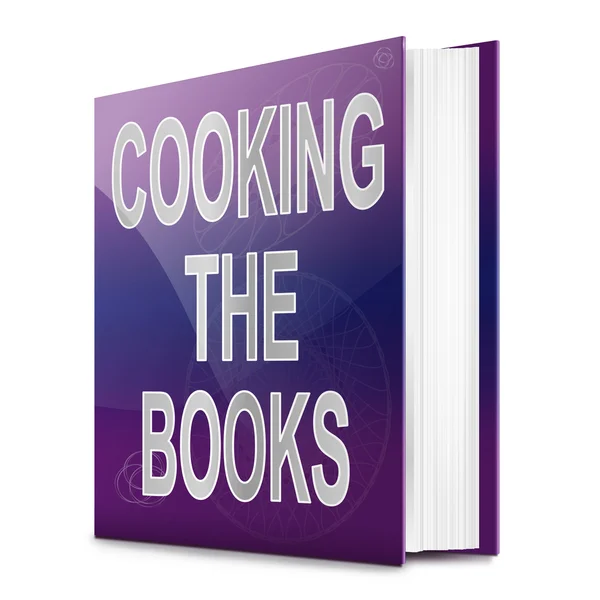 Koken het boeken concept. — Stockfoto