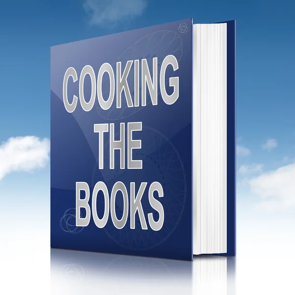 Koken het boeken concept. — Stockfoto