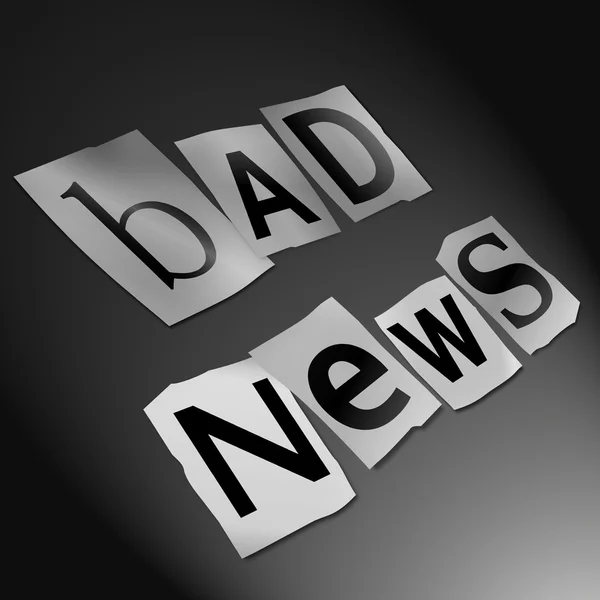 Bad news concept. — Stock Photo, Image