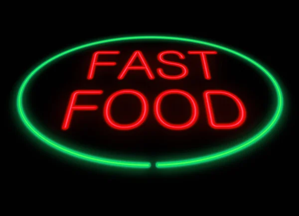 Concetto fast food. — Foto Stock