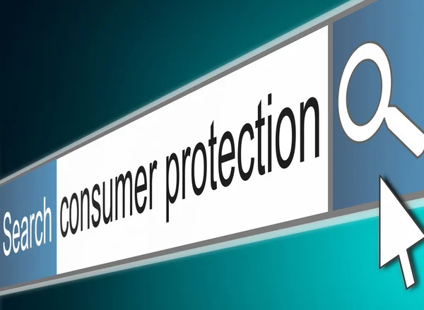 Koncepce ochrany spotřebitele. — Stock fotografie