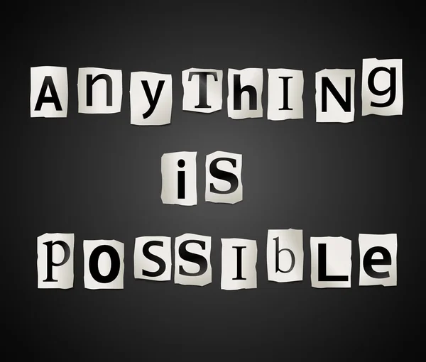 Tudo é possível . — Fotografia de Stock
